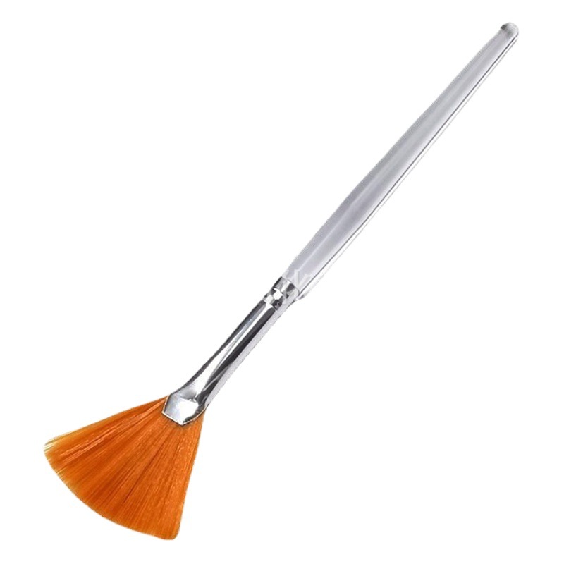 Nuevo recomendar pelo suave en forma de abanico cepillo ácido de la fruta rejuvenecimiento de la piel cepillo líquido máscara barro recubrimiento portátil solo paquete al por mayor