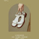 Women's Summer Flat Soft-Soled Genuine Leather French Roman Sandals with a Stepping-On-Clouds Feel, Single Strap, Large Sizes 35-42, Chunky Heel