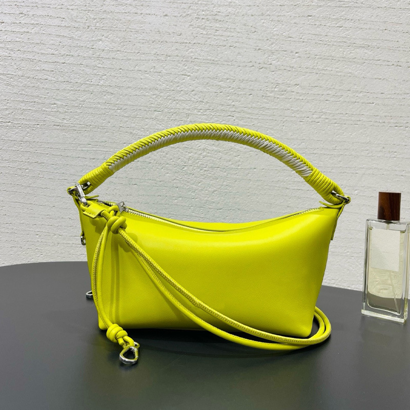 26 new minimalist style Nappa dumpling bag, color-blocked woven handbag, casual commuter mini shoulder bag, trendy bag for women 26 new minimalist style Nappa dumpling bag, color-blocked woven handbag, casual commuter mini shoulder bag, trendy bag for women