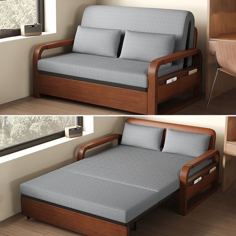 Skin-friendly breathable cotton and linen gray