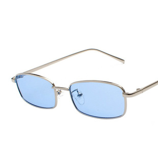 Square small sunglasses, transparent marine glasses, European style