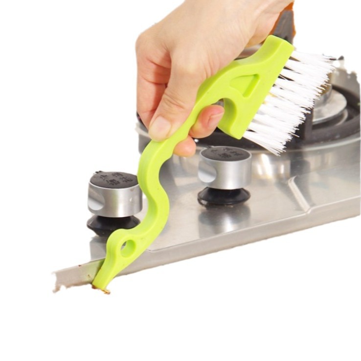 Ventana Groove gap Swan cepillo de limpieza cocina y baño groove cleaning Swan Brush handheld groove gap Brush