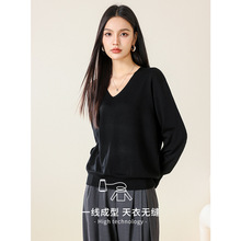 超凡服饰羊毛衫女可机洗美丽诺羊毛无缝一体秋冬打底针织衫内搭毛