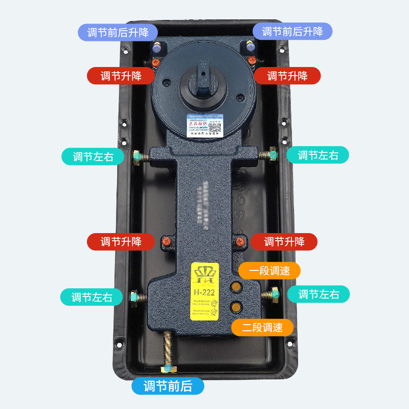 德国正品同款地弹簧有框门玻璃门木门地弹簧双缸液压通用型地弹簧|undefined