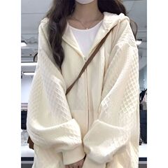 超火卫衣女春秋连帽薄款外套加绒加厚韩版潮学生宽松上衣开衫