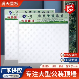 定制满天星板高晶硅钙板吊顶装饰材料防潮防火吸音隔音天花板