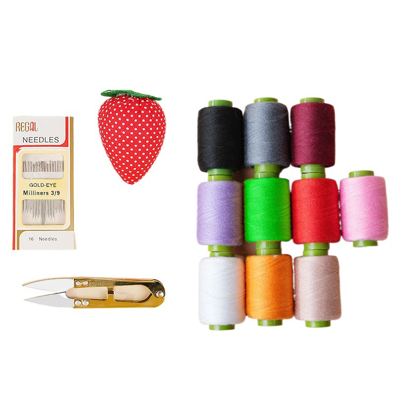 Caja de aguja doméstica de alta calidad, paquete de aguja y sutura, caja de almacenamiento de herramientas portátiles para dormitorios de estudiantes