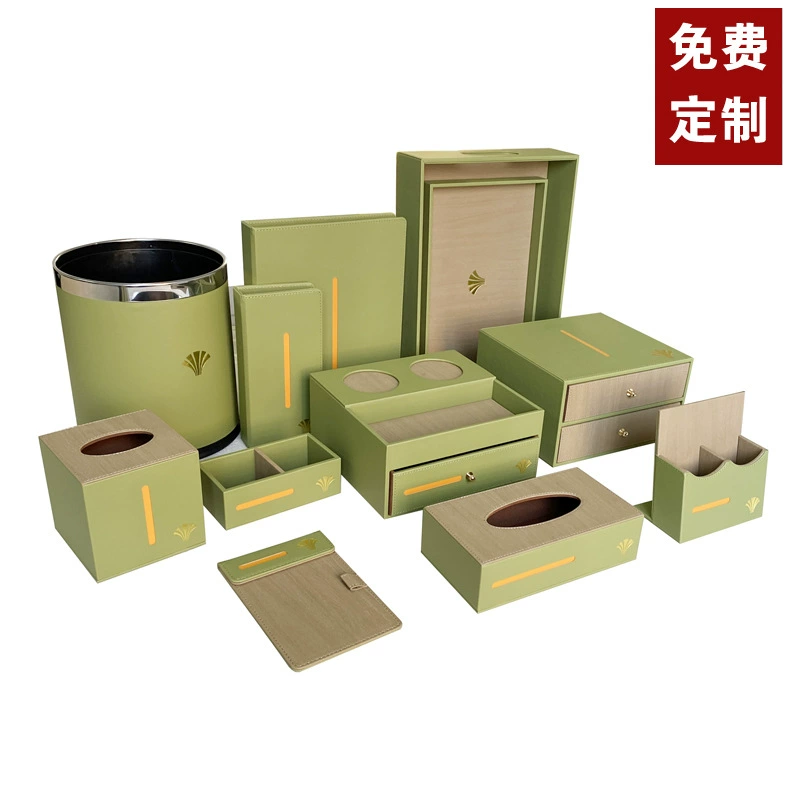 Комплект кожаных принадлежностей для элитных отелей