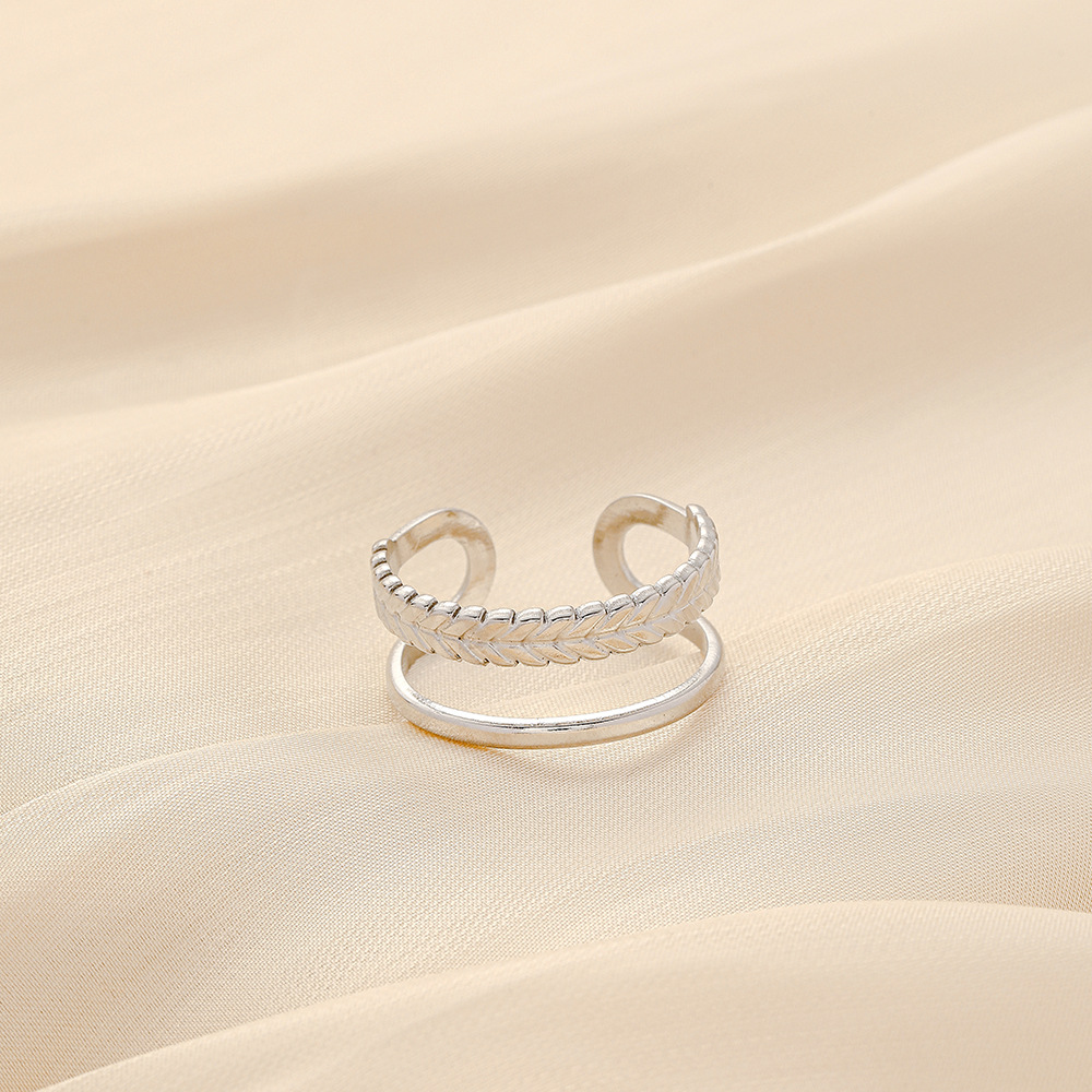 6g Weight Open Ring Classification Adjustable Ring Size 1 Piece Quantity Daily Occasion Stainless Steel Material Star, Heart Shape Pattern Women'S Gender Plating Design Simple Style Style Simple Style Star Heart Shape Stainless Steel Plating Open Ring 1 Piece 64