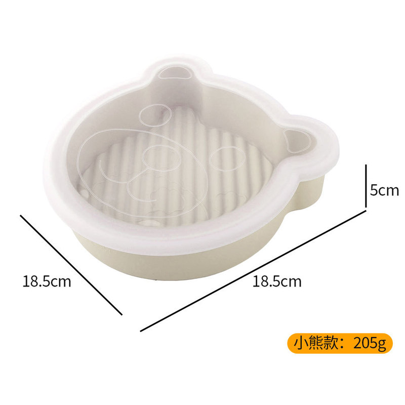 现货新品空气炸锅烤盘蛋糕模具家用耐温多功能卡通硅胶烤盘保鲜盒|undefined