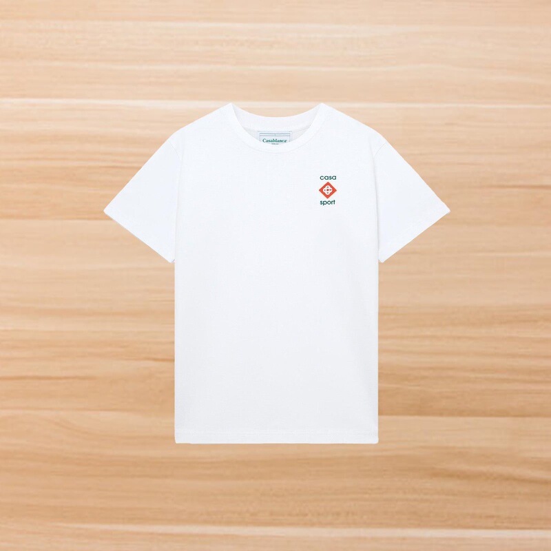 カサブランカ カサブランカ 半袖 ヘビーウェイト 260g アメリカのトレンド ブランド ニッチ ルーズ ハイストリート Tシャツ|undefined