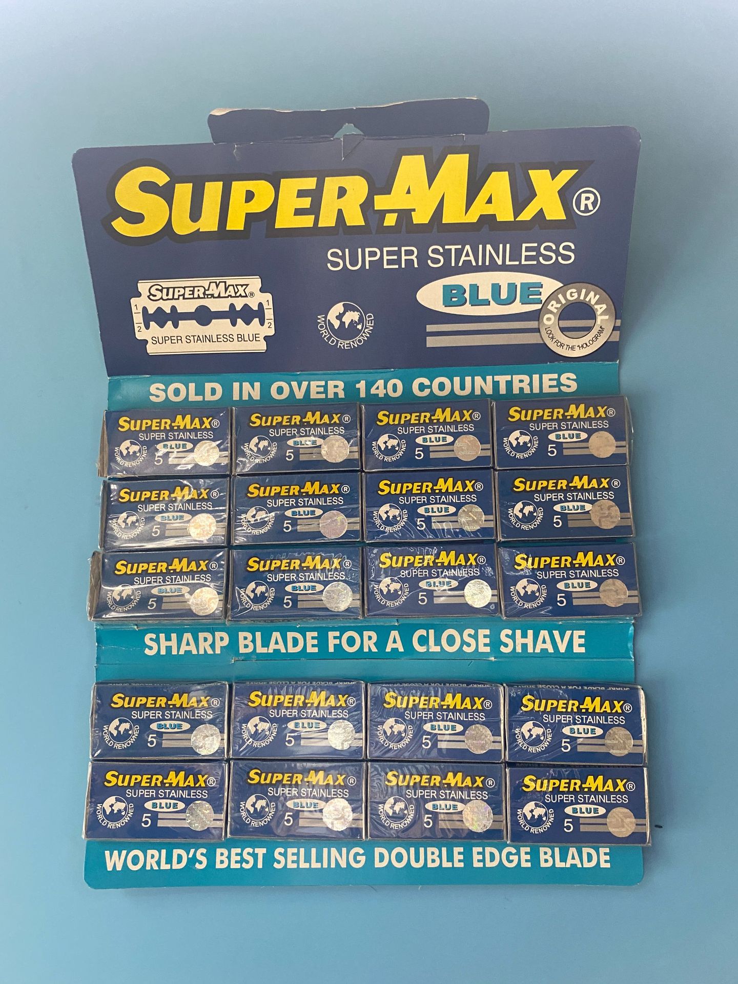 Importación coreana de alta marca DOROCO cuchillas de afeitar de acero inoxidable cuchillas de doble cara Shulma SUPE-MAX genuino