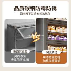钢制鞋柜家用门口防尘收纳柜入户玄关储物一体靠墙多层大容量鞋架