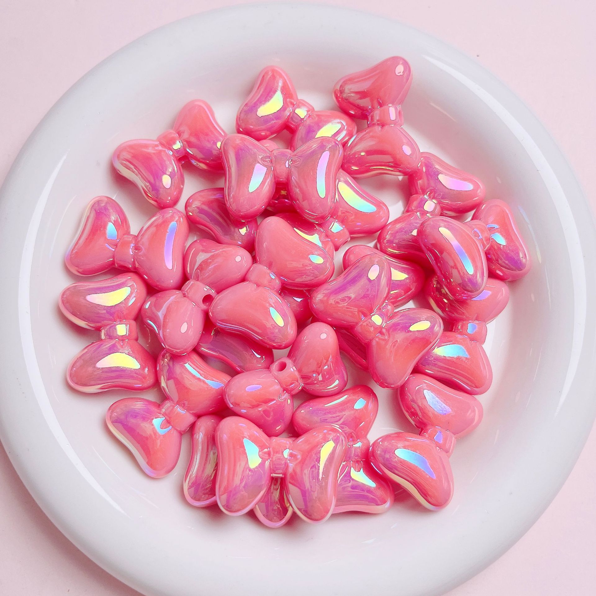 10 PCS/Package Arylic Bow Knot DIY Jewelry Accessories Beads display picture 7