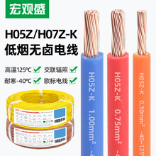 欧标H05Z-K H07Z-K 0.5mm² 6mm²XLPE低烟无卤电线充电桩连接线