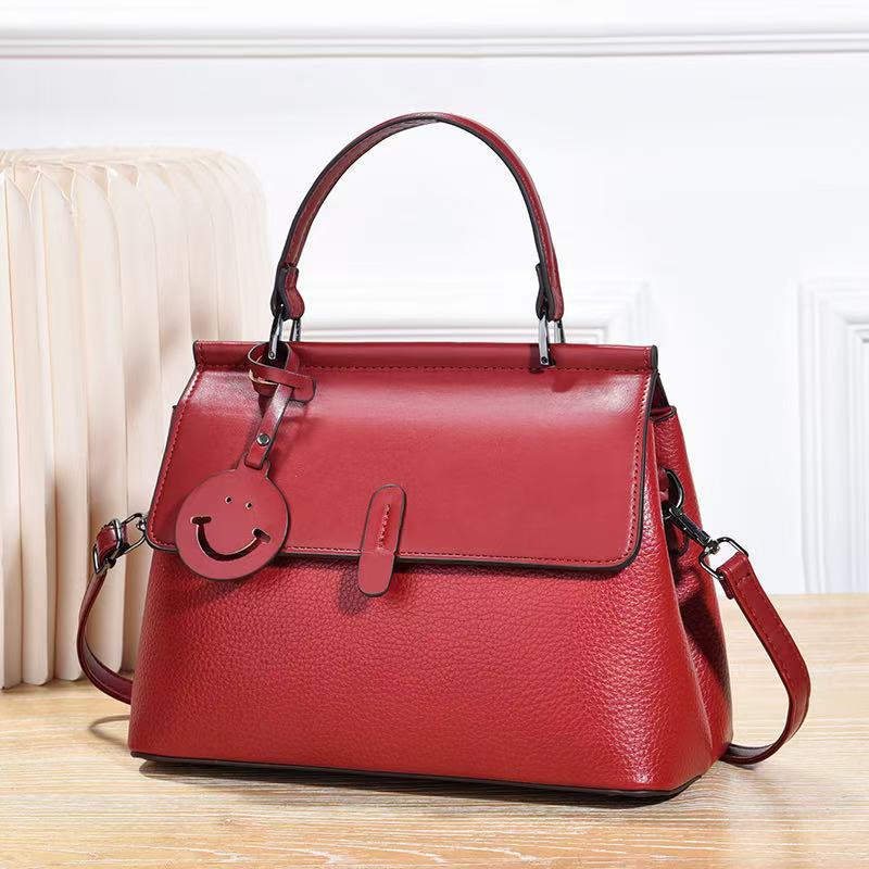 Bolso de hombro simple bolso de color sólido bolso de mano adorable bolso de mochila bolso al por mayor transfronterizo bolsos de mujer pu