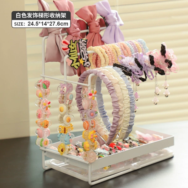 White hair accessories storage rack DF-6890