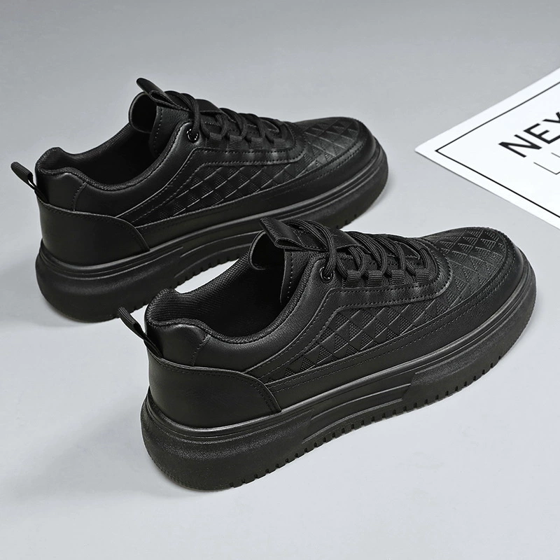 Новая весенняя мужская обувь, дышащие белые туфли, мужские модные универсальные кроссовки в корейском стиле на толстой подошве для спорта и отдыха, модная обувь