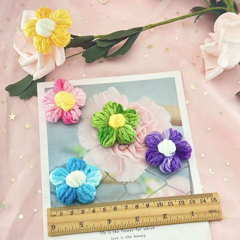 Плетёная hair accessory, сумка, декорации, градиент, цветочная, handmade
