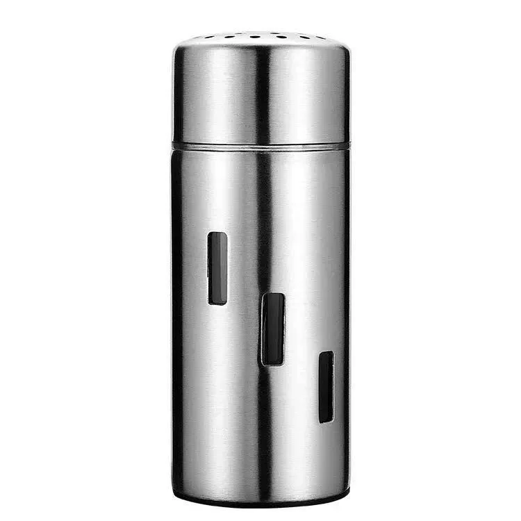 M & приправа Бутылка для бутылок Солонка из нержавеющей стали Барбекю Приправа Банка Перца Перца Паприка Спрей Бутылка Тмин Кухня Ингредиенты