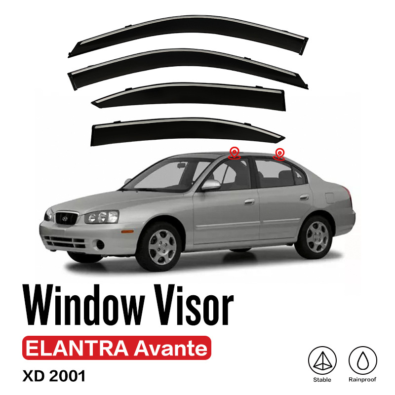 Suitable for Hyundai Elantra, Yuedong, Langdong, Lingdong, Rain and Sun Visors, Elantra Window Visor