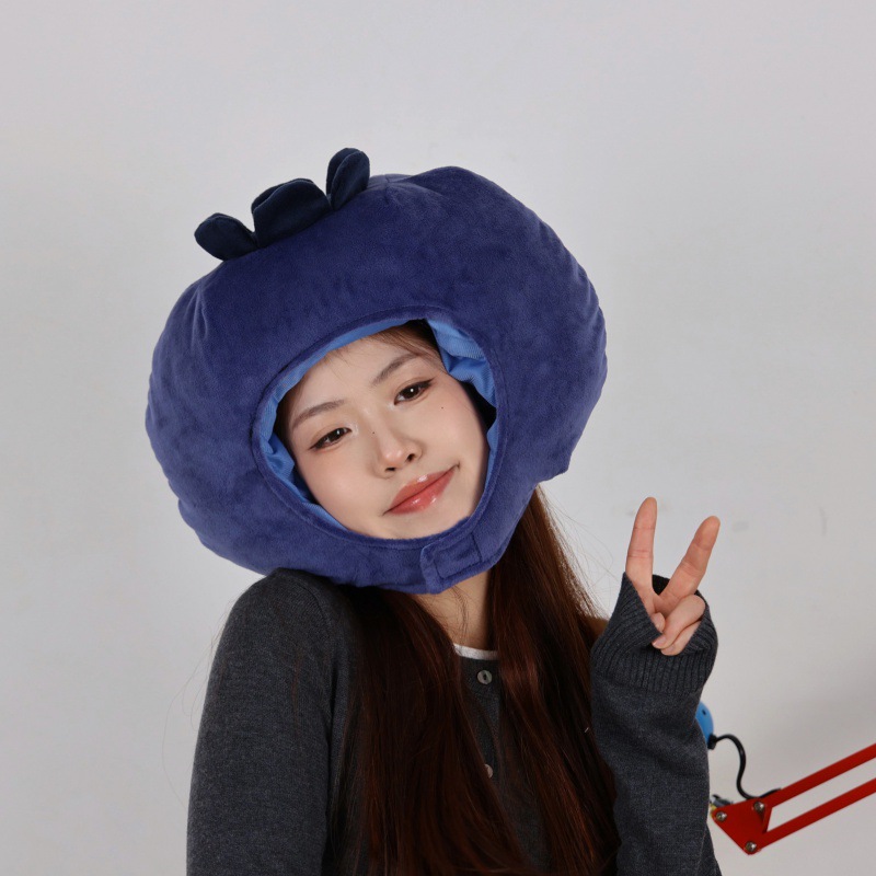 Cute Cartoon Plush Girl Heart Ins Fruit Hat Blueberry Headgear Hat Photo Photography Dress Costume Props