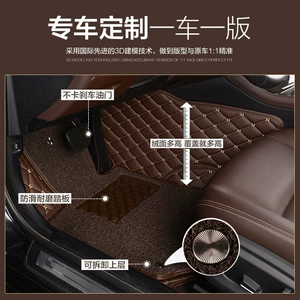 Car coil floor mats, custom-fit carpet-style floor mats, available for thousands of car models, specifically designed for 5-seater vehicles