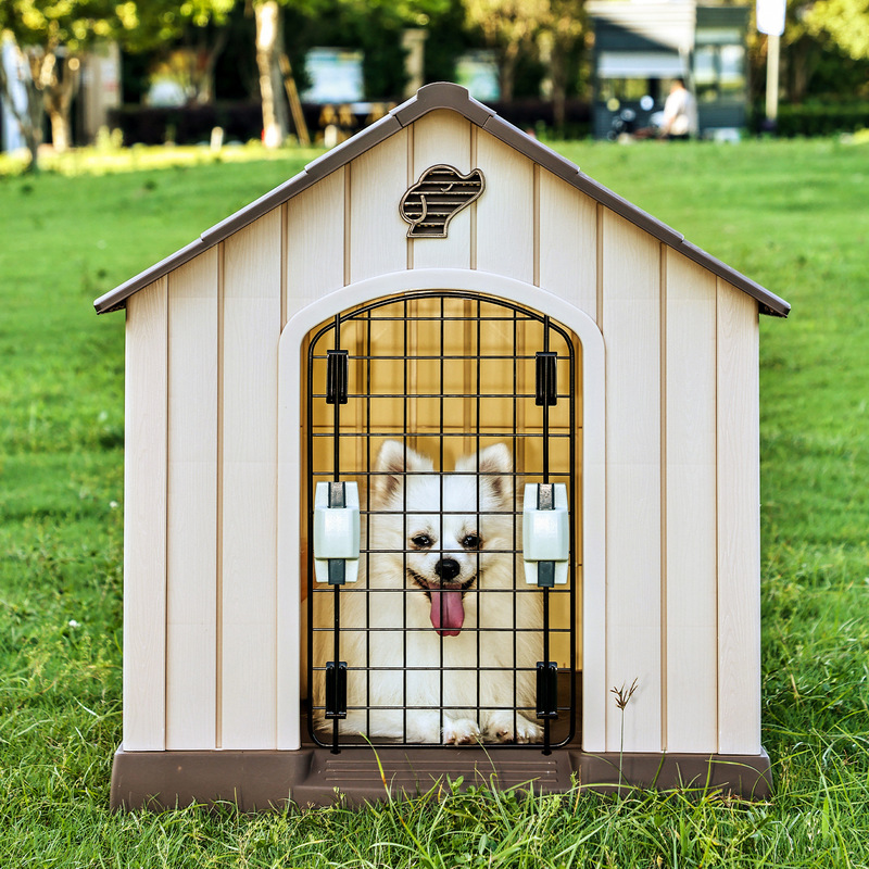 犬小屋屋外防雨大型犬ヴィラオールシーズンユニバーサルクロスボーダーペット屋内強力な取り外し可能で洗える犬小屋|undefined