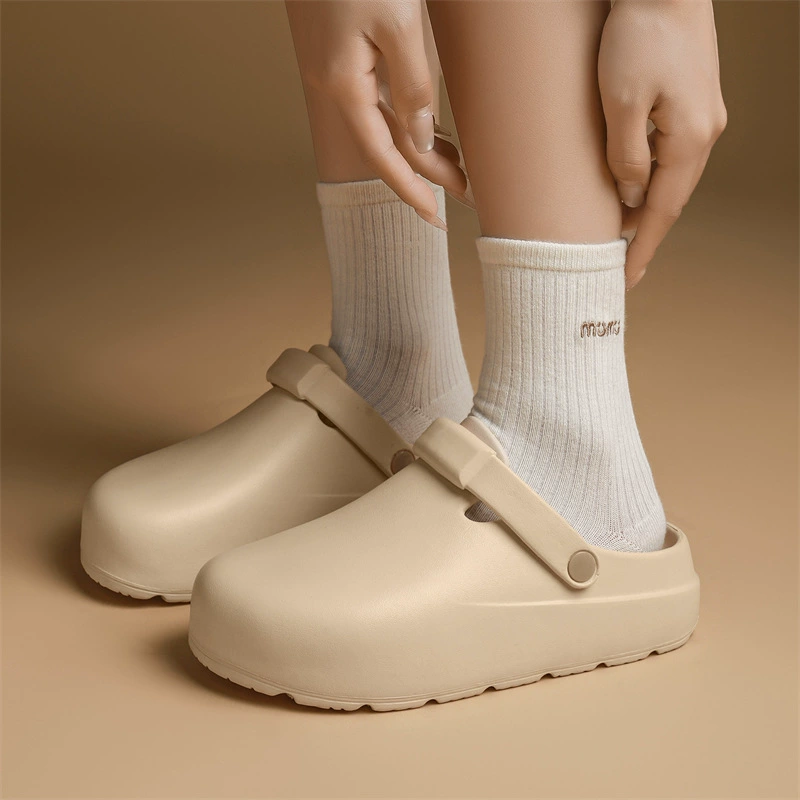 Женские летние уличные шлепанцы на платформе с толстой подошвой, высококачественные нескользящие дышащие пляжные и походные сандалии из ЭВА в стиле Birkenstock