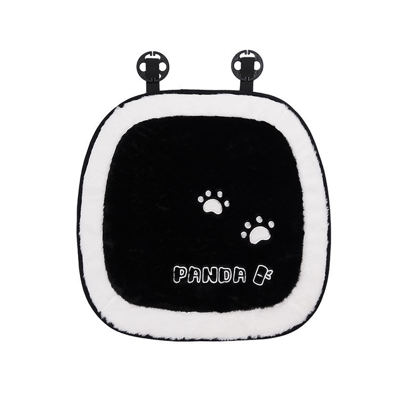 青い雨のオリジナルのアニメの腰はぬいぐるみの刺繍のパンダの自動車の座布団に寄りかかってかわいい車載の座席は枕に寄りかかって四季を通じて通用します。|undefined