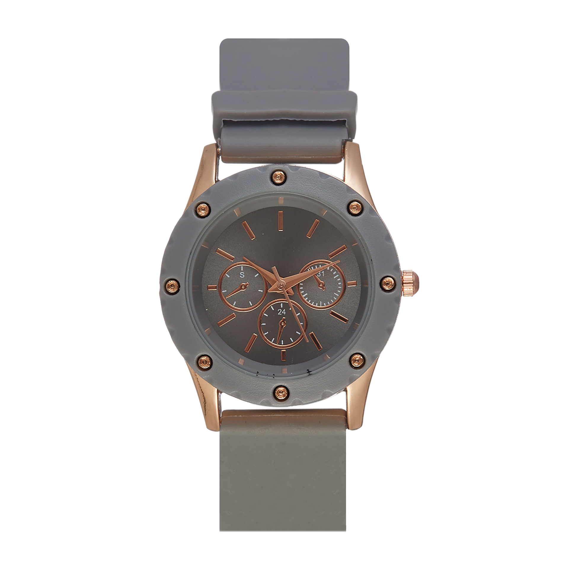 popular women's New watch with silicone tape quartz waterproof watch, Korean version trendy and versatile ,_voghion.com