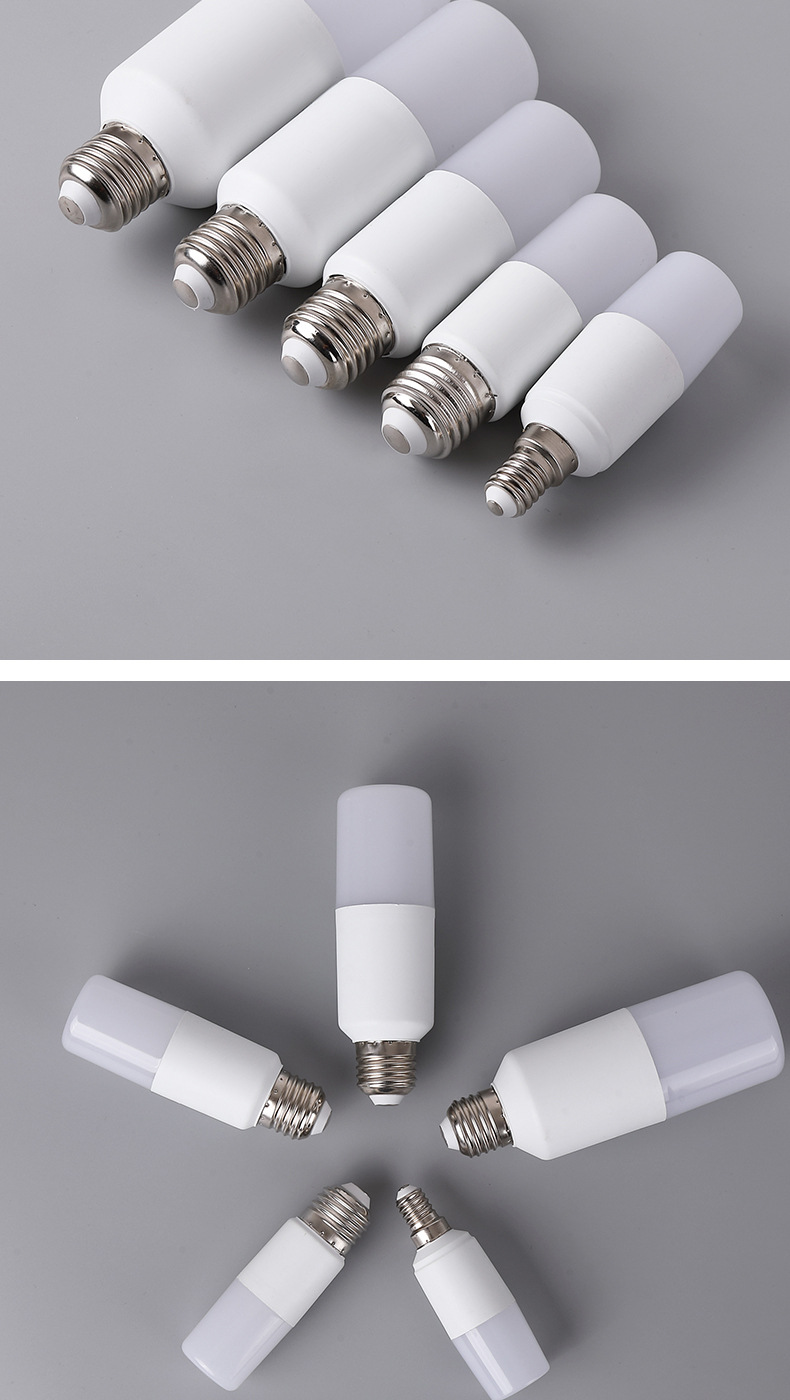 led灯泡超亮柱形棒棒灯E14螺口E27家用节能蜡烛筒灯吊灯光源球泡-阿里巴巴