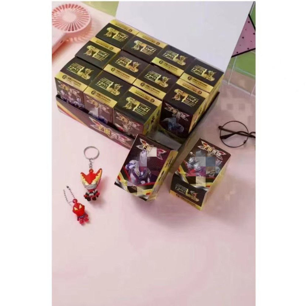 Juguete de los nuevos niños ciego caja muñeca de dibujos animados lindo llavero muñeca 2 paquete al por mayor puesto pequeño regalo
