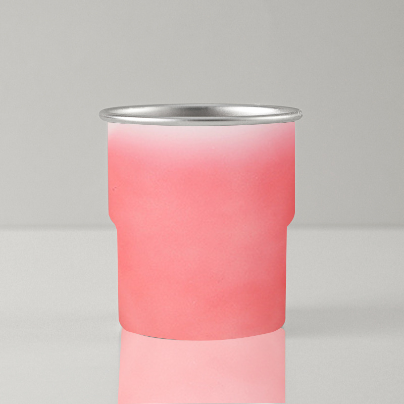 Taza de acero inoxidable para acampar al aire libre con grabado, taza de café 304, taza de agua estilo escalonado, taza portátil de una sola capa, portátil y práctica.