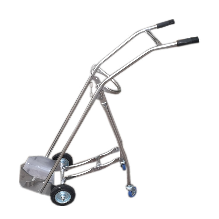 不锈钢氧气瓶推车氧气乙炔瓶手推车工业氧气乙炔瓶推推车40升