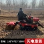 乘坐农用履带式履带犁田机
