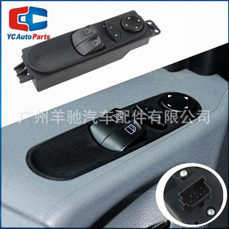 A6395450913 vehículo de negocios elevador de vidrio interruptor eléctrico controlador de ventana para Mercedes-Benz W639 image 1