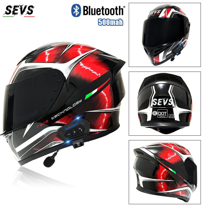 블랙 레드 허리케인 티 미러 블루투스