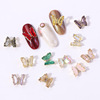 Metal nail decoration, three dimensional crystal for finger, simple and elegant design, 12 colors