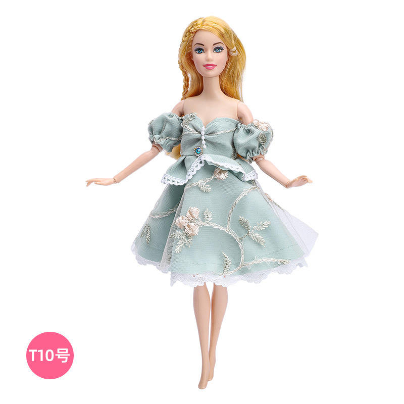 30cm Barbie muñeca ropa traje moda vestido princesa vestido encaje vestido niñas juguetes transfronterizos nuevo