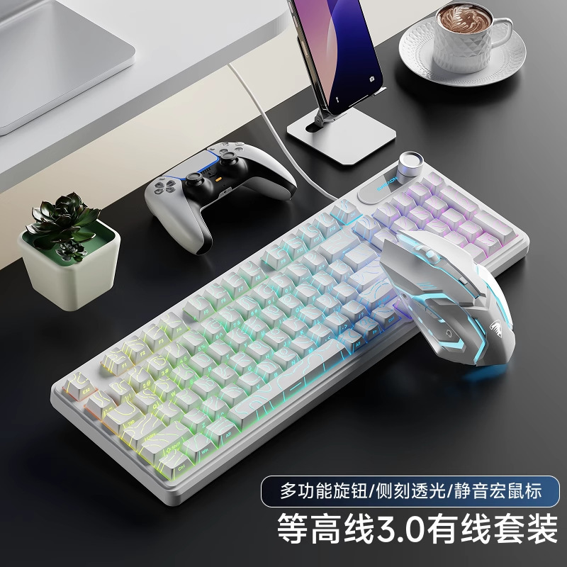 前行者V102機械手触りキーボード微塵側刻電気競争ゲーム専用マウスセットパソコンオフィス|undefined