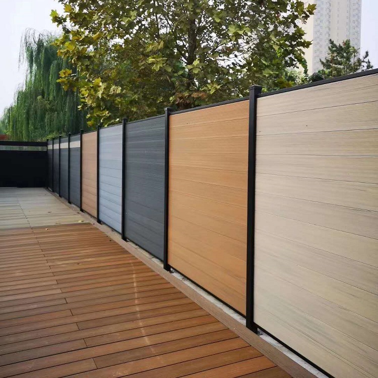 Barandilla de Madera Plástica WPC Anticorrosiva e Impermeable para Terrazas y Patios image 39