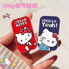 Hello Kitty Cute Cartoon Pink Flame Fashion Windproof Lighter for Girls and Boyfriends
