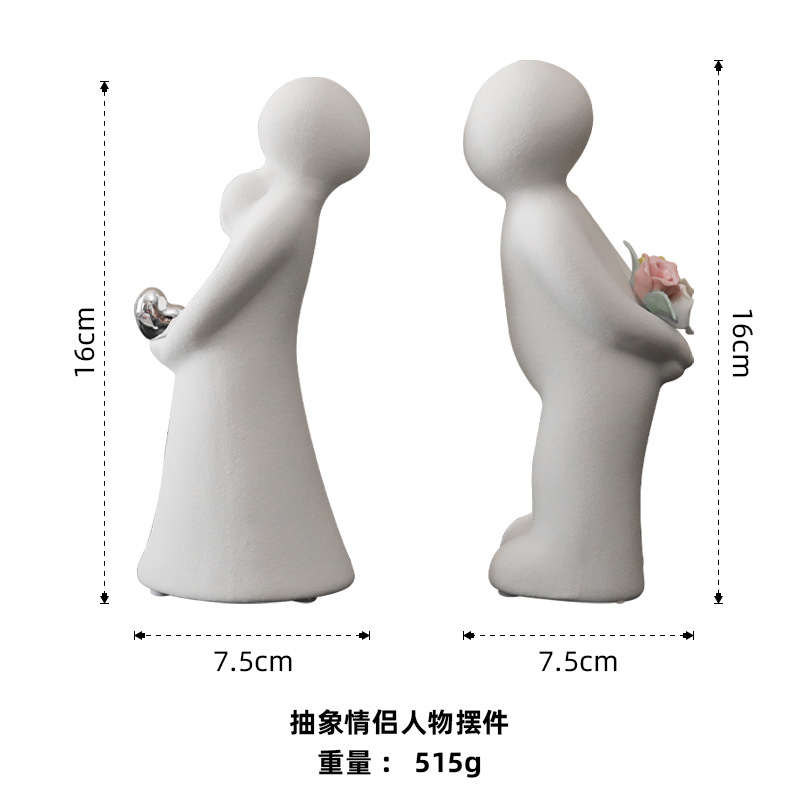 リビングルームの置物は軽くて豪華で高級な雰囲気のお酒棚の装飾品です。