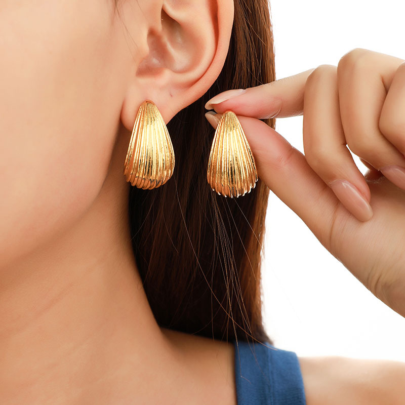 7g Weight 304 Stainless Steel Ear Needle Material 1 Pair Elegant Sun Moon Water Droplets Titanium Steel Drop Earrings