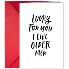 跨境1张性感情人节系列礼物贺卡含信封纪念日表达文字留言卡