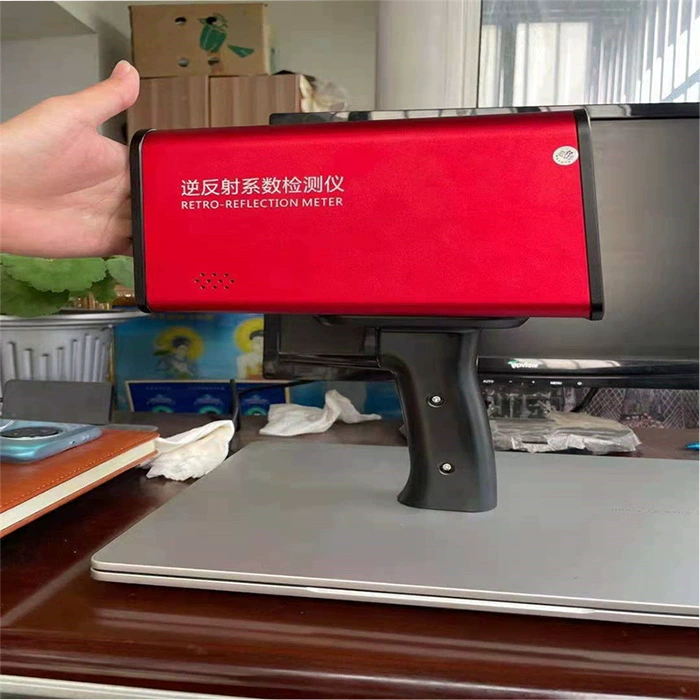 Измерение коэффициента обратного отражения знака, измерение обратного хода с маркировкой горячего расплава, обратное измерение