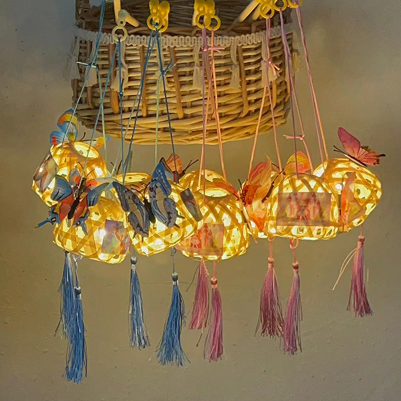 따뜻한 램프 나비 랜턴-완제품