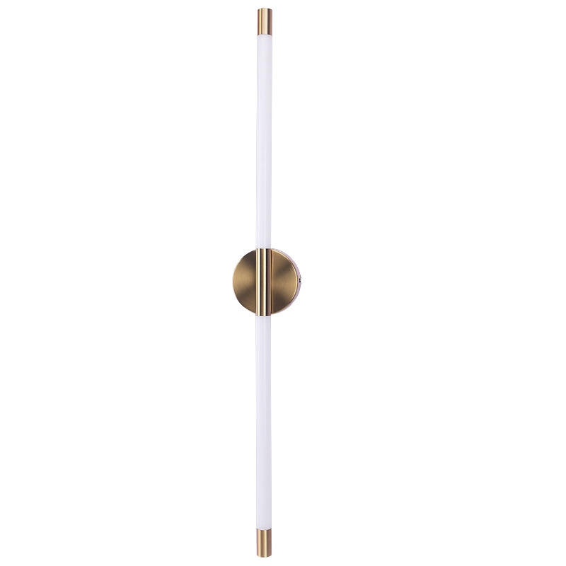 lámpara de pared empaquetado acrílico pasillo lujoso oro decoración escalera atmósfera de fondo pared pasillo larga lámpara de pared