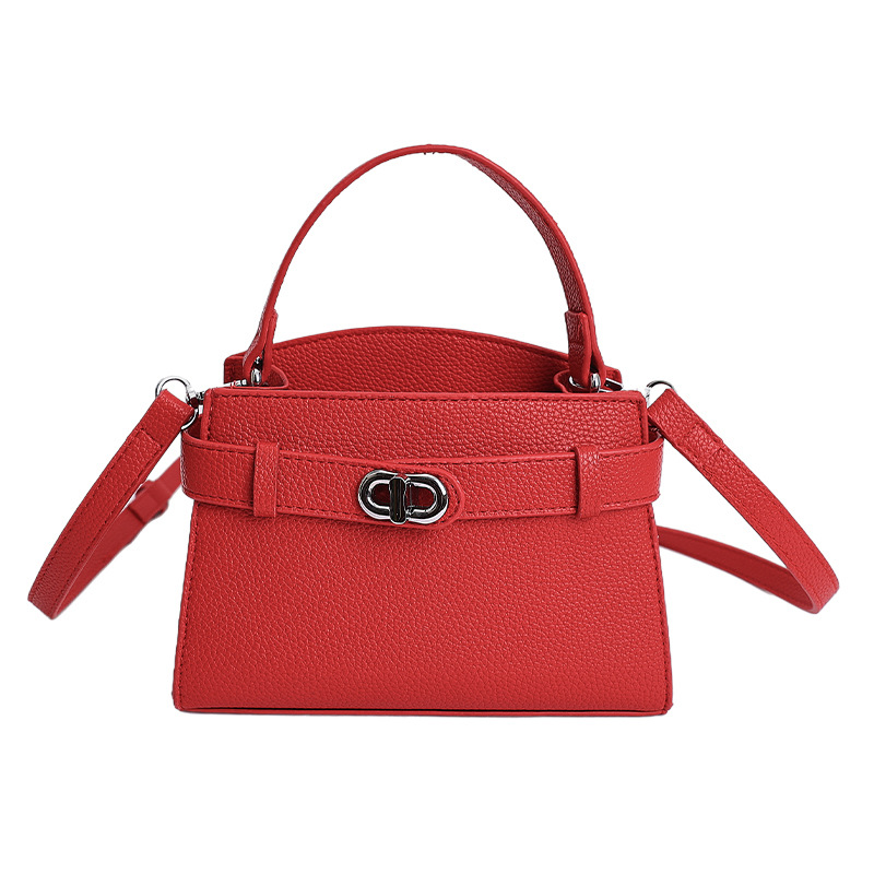 Textura de alta calidad nicho bolso de mano pequeño bolso de mujer nuevo ligeramente lujoso estampado lichi bolso Kylie bolso de mochila de estilo exterior
